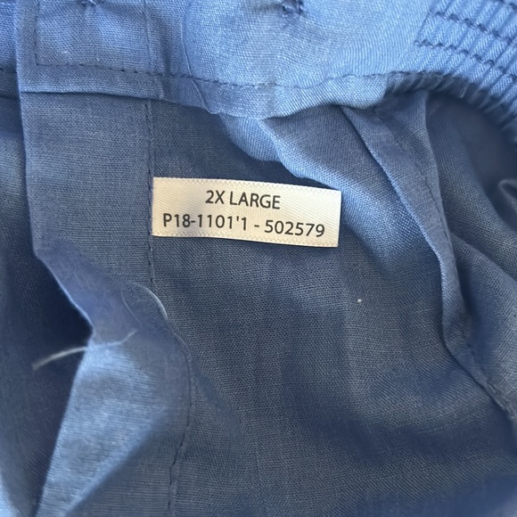 Hanes Mens Woven Plain-Weave Pajama Set 2XL - Picture 6 of 7